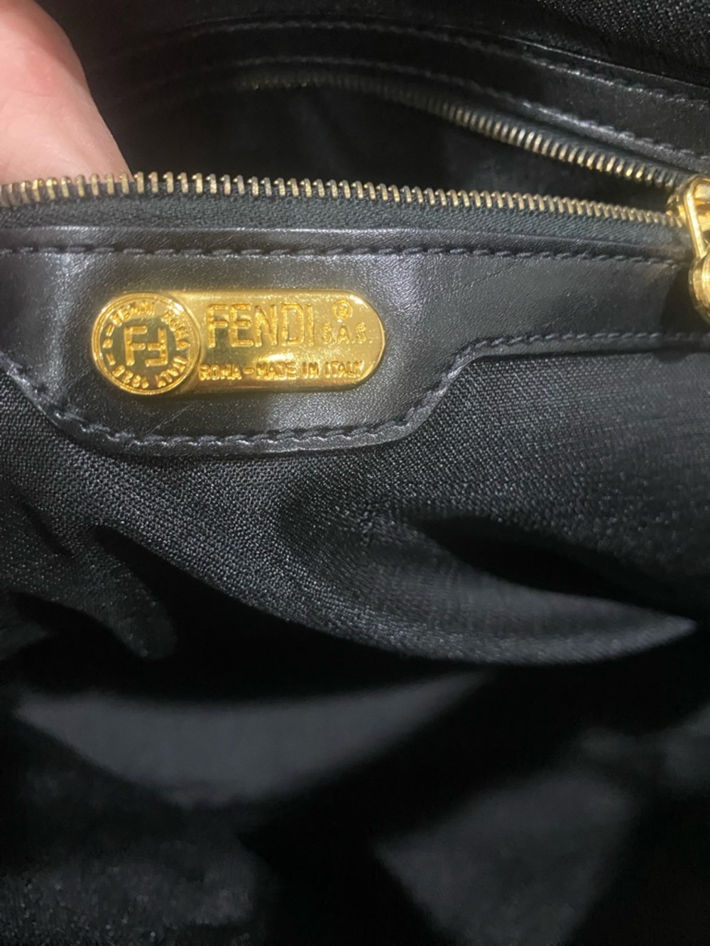 Fendi Pequin Check Dome Bag - Picture 9 of 10